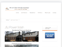 Tablet Screenshot of philadelphiapowerwash.com